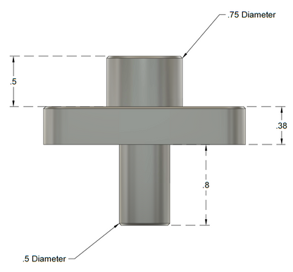 Porsche/Tesla Adaptor Pad (18M-P08)