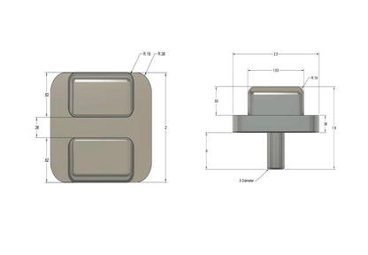 Universal Pinch Weld Adaptor Pad (18M-P04)